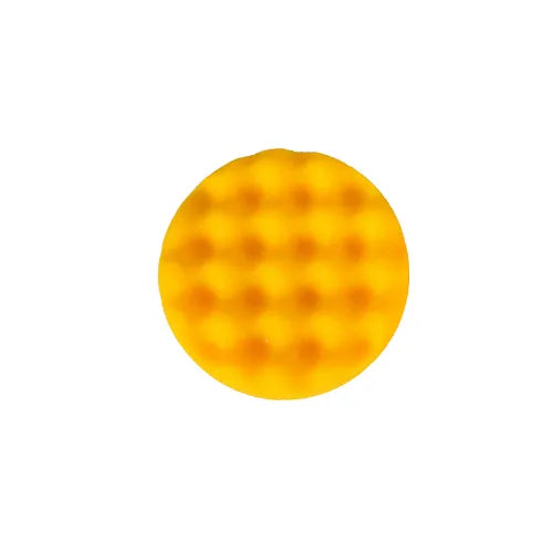 Mirka 3.25 Inch Yellow Waffle Foam Cutting Pad by Mirka | UnitedFinish.com