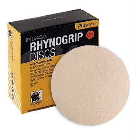 Indasa Rhynogrip PlusLine 5" Solid Sanding Discs, 1052 Series