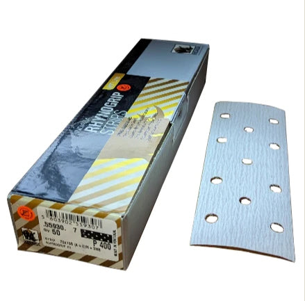 Indasa Rhynogrip HTLINE 2.75" x 7.5" (11-Hole) Grip Vacuum Sanding Board Strips, 950 Series