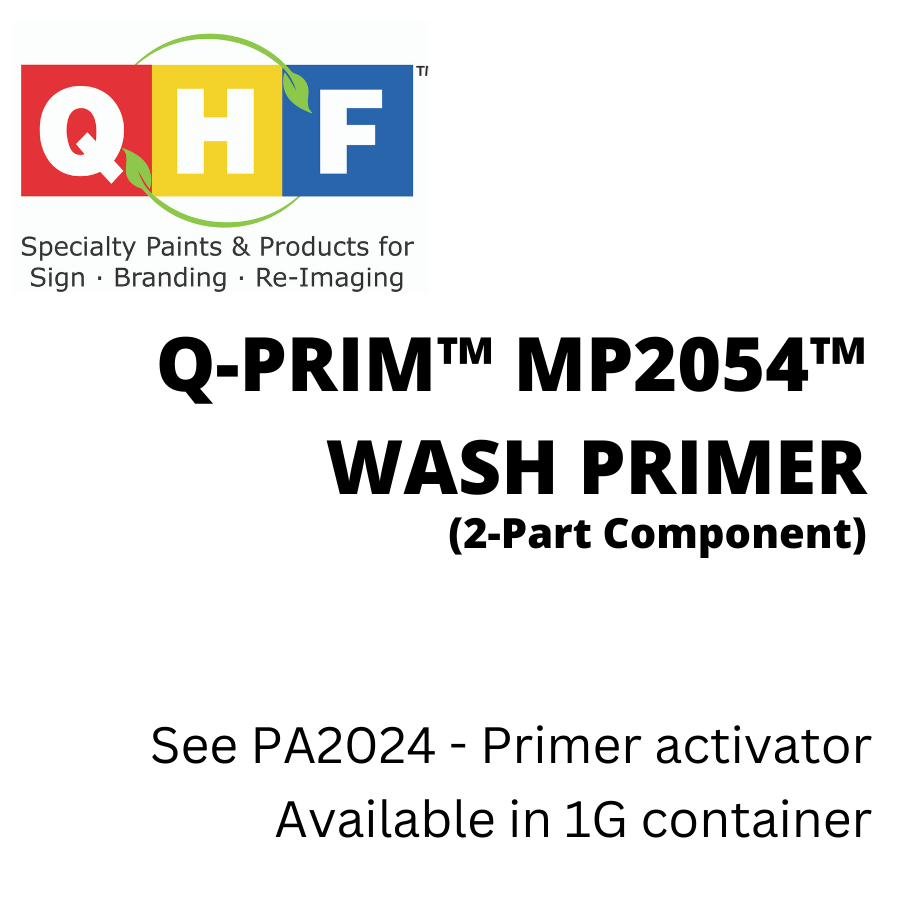 Q-PRIM MP2054 Wash Primer Metal Etch Primer by QHF | UnitedFinish.com