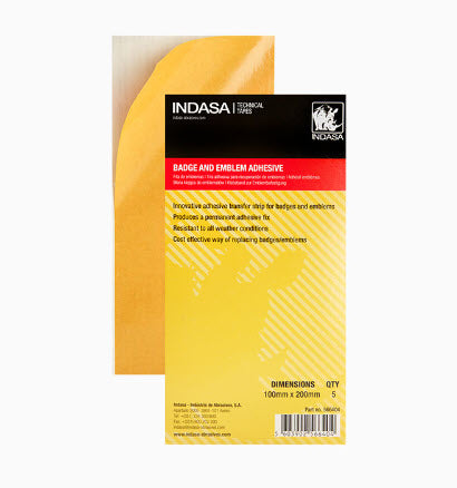 Indasa Badge Emblem Adhesive Kit 566404 - In Use | UnitedFinish.com