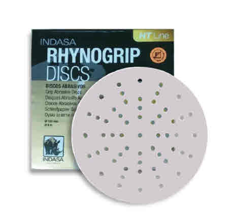 Indasa Rhynogrip 6" HT Line "ULTRAVENT" Multi-Hole Sanding Discs, 8660 Series