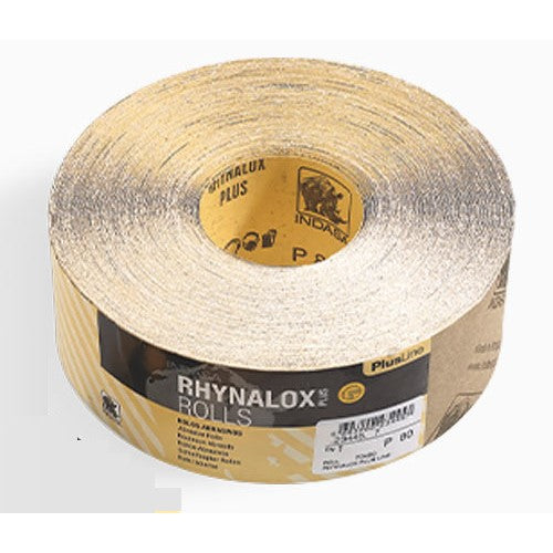 Indasa 2.75" Rhynalox PlusLine Plain Back Long Board Sanding Rolls, 1091 Series