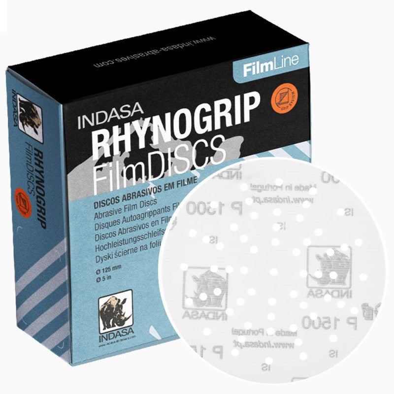 Indasa 3in FilmLine Rhynogrip Solid Sanding Discs 7300F Series by INDASA | UnitedFinish.com