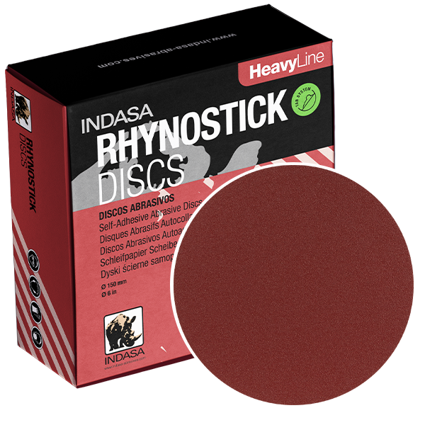 Indasa 5" Rhynostick Heavy Line Solid PSA Sanding Discs (500-220E and 500-320E)