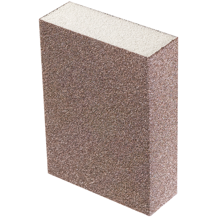 Indasa Four Sided Hand Sanding Foam Sponge Block (3200B Series)