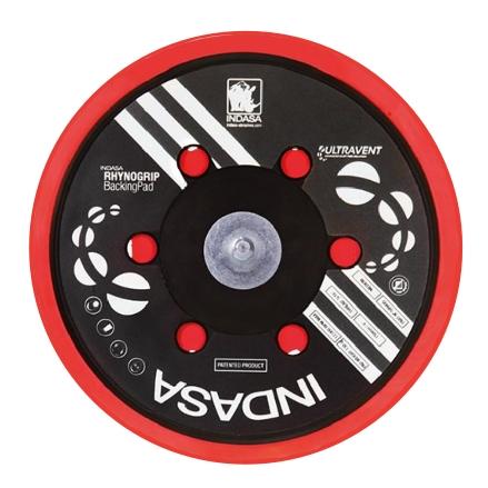 Indasa Rhynogrip 6in Ultravent Multi-Hole Low Profile Backup Pad 599495 by INDASA | UnitedFinish.com
