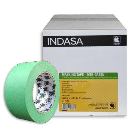 Indasa MTE Premium Green Masking Tape, 48mm (~2"), 597538