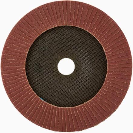 Indasa 7" X 7/8" Rhyno Flap Alox Discs, Fiberglass Hub, A/O, T29 Conical