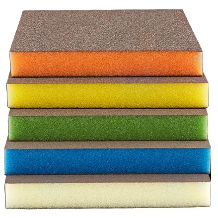 Indasa Rhyno Sponge Double Sided Hand Sanding Pads, Medium