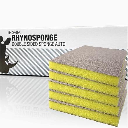 Indasa Rhyno Sponge Double Sided Hand Sanding Pads, Fine