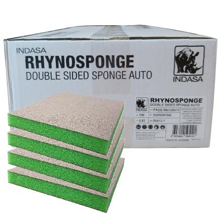 Indasa Rhyno Double Sided Sanding Sponge Super Fine - In Use | UnitedFinish.com