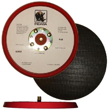 Indasa Rhynogrip 6" Solid Grip Backup Pad, 6004