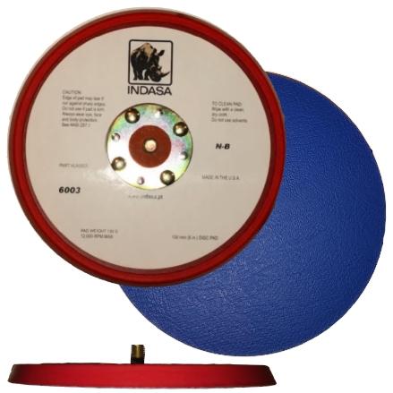 Indasa Rhynostick 6in PSA Backup Pad 6003 - Side View | UnitedFinish.com