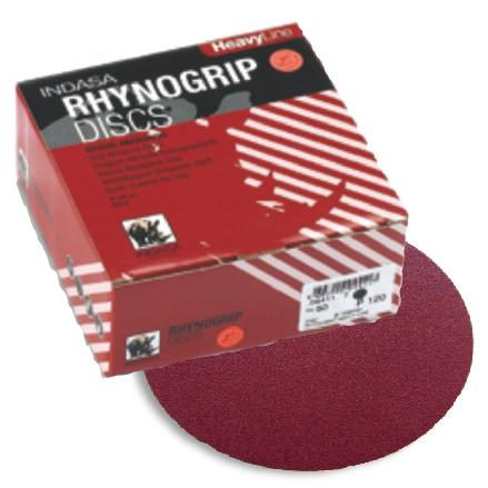 Indasa 8" Rhynogrip Heavy Line Solid Sanding Discs, 820-E Series