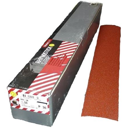 Indasa Rhynostick Red Line 2.75" x 16.5" Board Sanding Strips, 920 Series