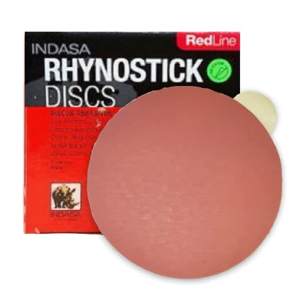 Indasa 6" Rhynostick Red Line Solid Sanding Discs (600 Series)