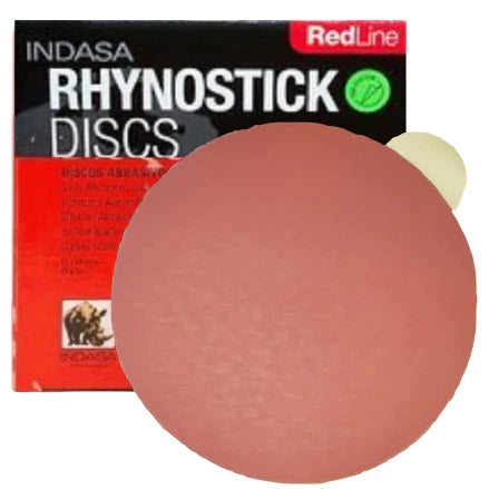 Indasa 8" Rhynostick Red Line Solid Sanding Discs, 800 Series