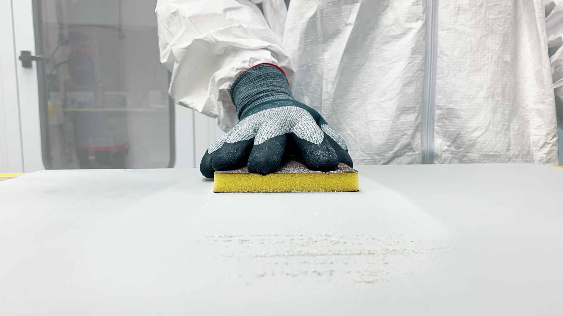 Indasa Rhyno Sponge Mixed Grit Hand Sanding Pads - Side View | UnitedFinish.com