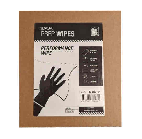 Indasa Prep Wipes - Blue Performance Wipes, 608432