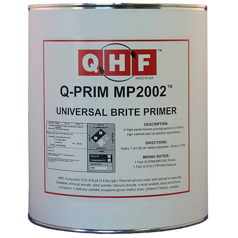 Q-PRIM MP2002 Universal Brite White Coating by QHF | UnitedFinish.com