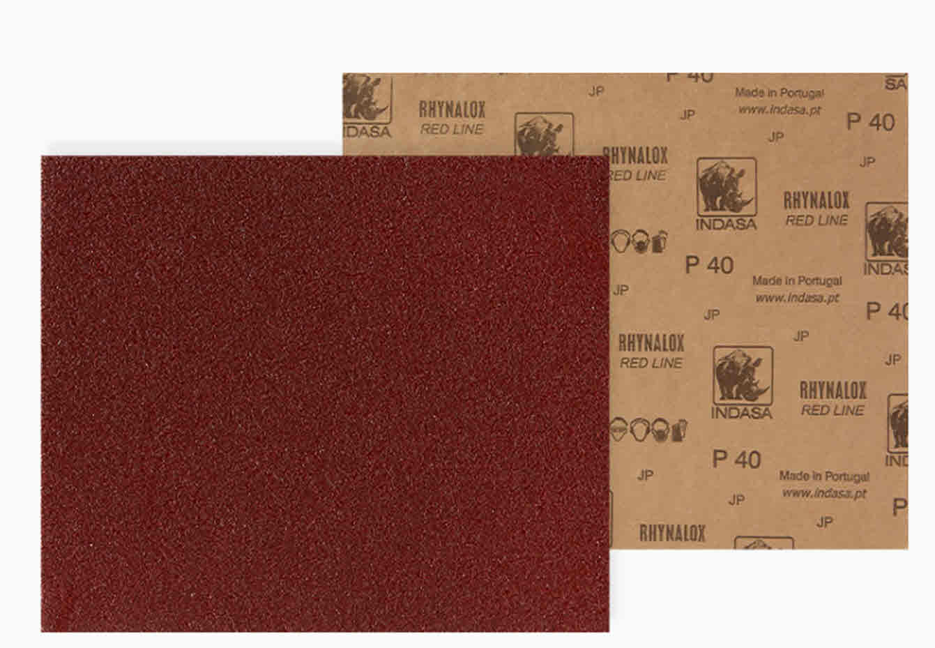 Indasa Rhynodry Heavy Duty Sanding Sheets 5 Series - Side View | UnitedFinish.com