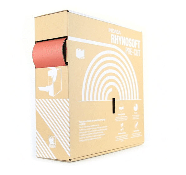 Indasa Rhynosoft PRE-CUT Foam Sanding Pads - In Use | UnitedFinish.com