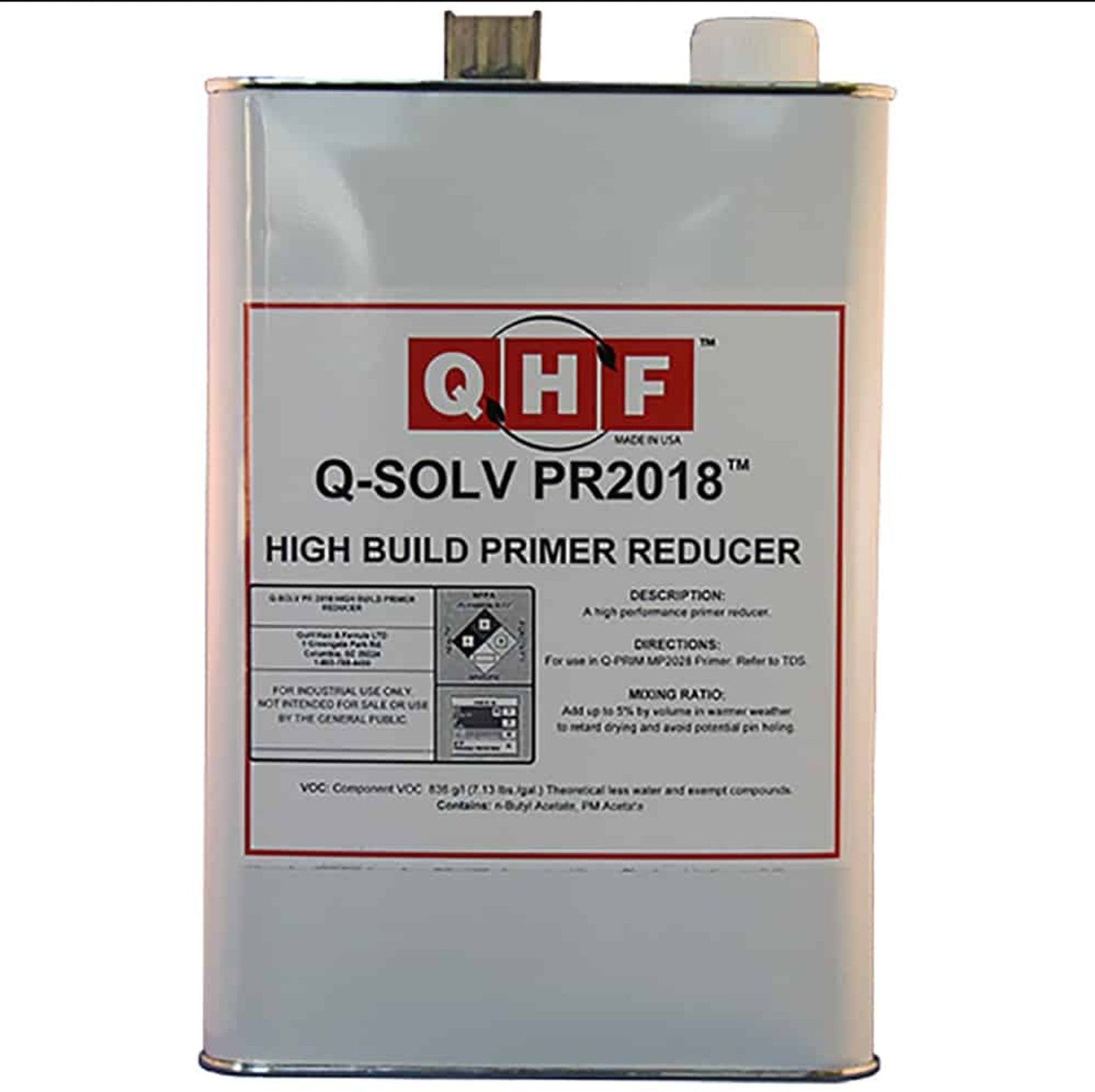 Q-SOLV PR2018 High Build Primer Surfacer Reducer by QHF | UnitedFinish.com