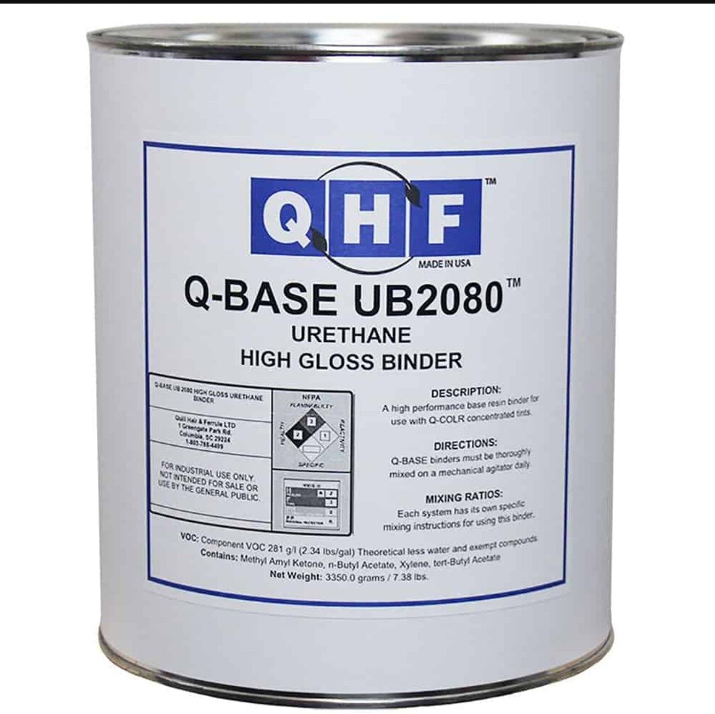 Q-BASE UB High Gloss Binder Gallon by QHF | UnitedFinish.com