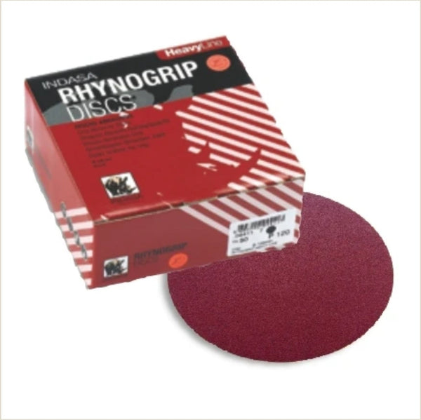Indasa 5" Rhynogrip Heavy Line Solid Sanding Discs, 510-E Series