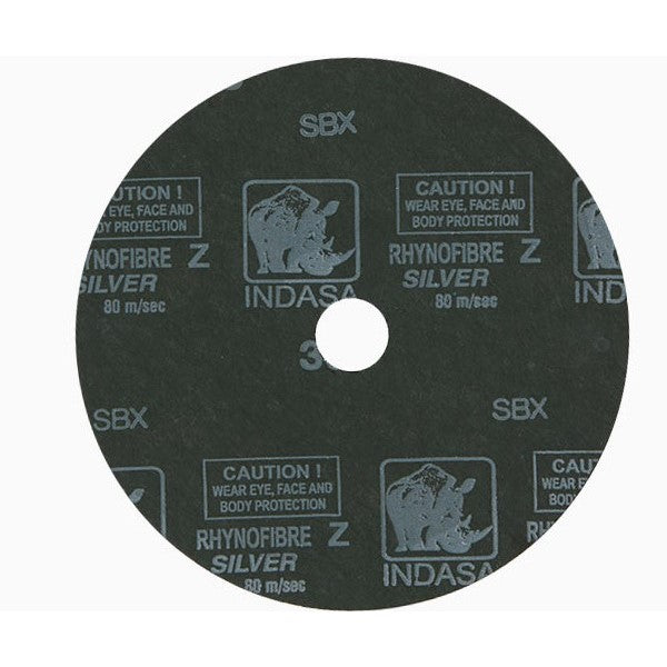 Indasa 5in Rhynofibre Z Silver Resin Fiber Grinding Discs 1200 Series by INDASA | UnitedFinish.com